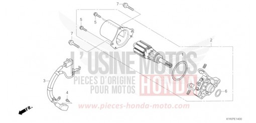 MOTEUR DE DEMARRAGE CRF110FR de 2024